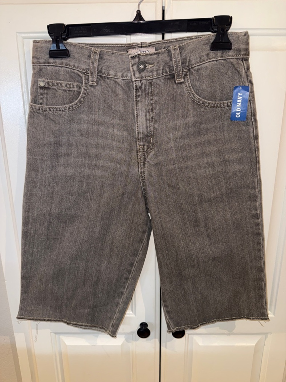Old Navy Gray Denim Cutoff Shorts